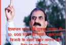 सुक्खू सरकार ने 10, 000 रुपए की लागत पड़ने वाले बिजली के स्मार्ट मीटर लगाने का टैंडर किया रद्द